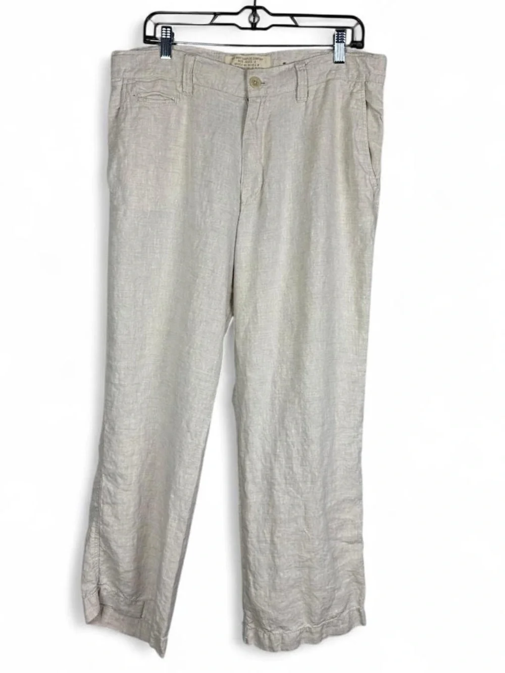 Old Navy Men's Lightweight Linen Pants - Natural Beige
